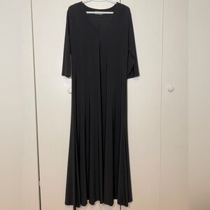 Sympli Black 3/4 Sleeve Dress